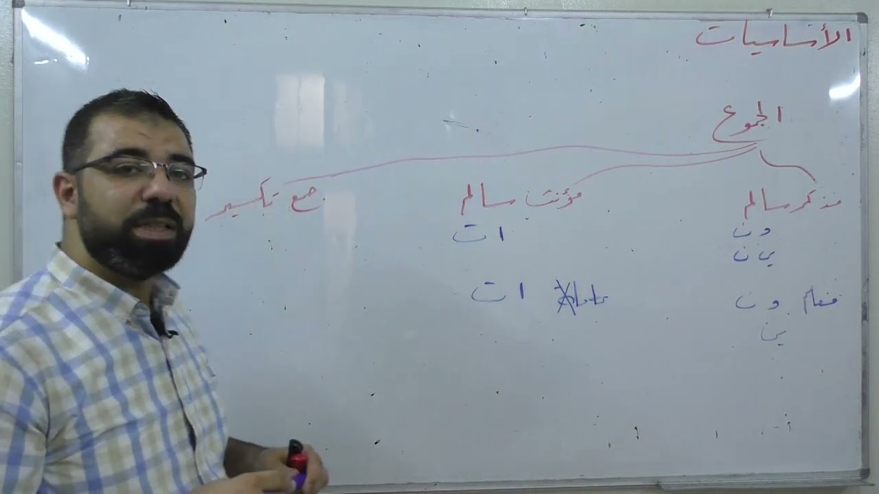 أنواع الجموع - بكالوريا علمي أدبي - لغة عربية - أساسيات