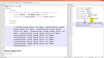 28  Use of Font Part 03   IT Bari com   Web Design Bangla Video Tutorial