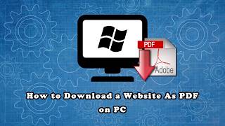 How to Download a Website As PDF on PC screenshot 5