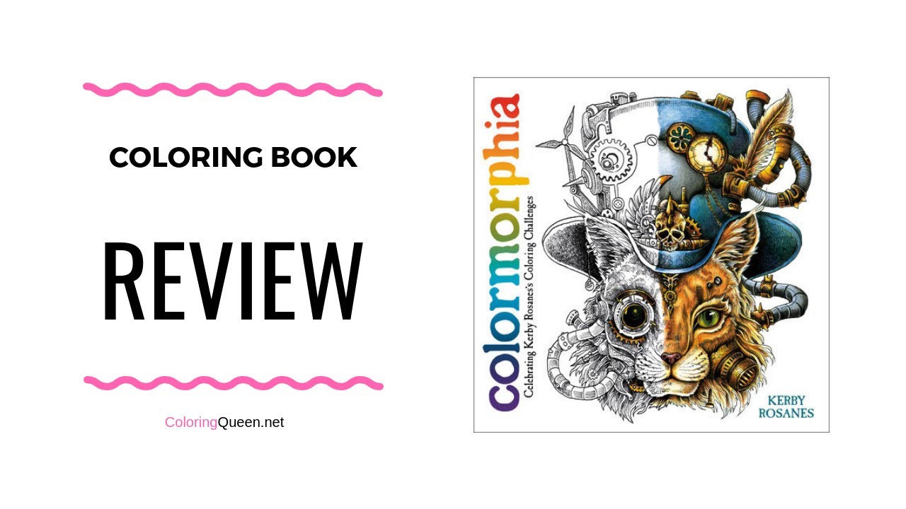 The Animorphia kerby rosanes review flip through adult coloring