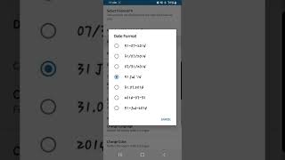 Chnage of Date format