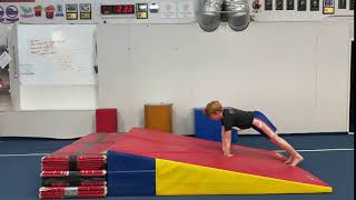 Straight Arm Backward Roll Down Wedge