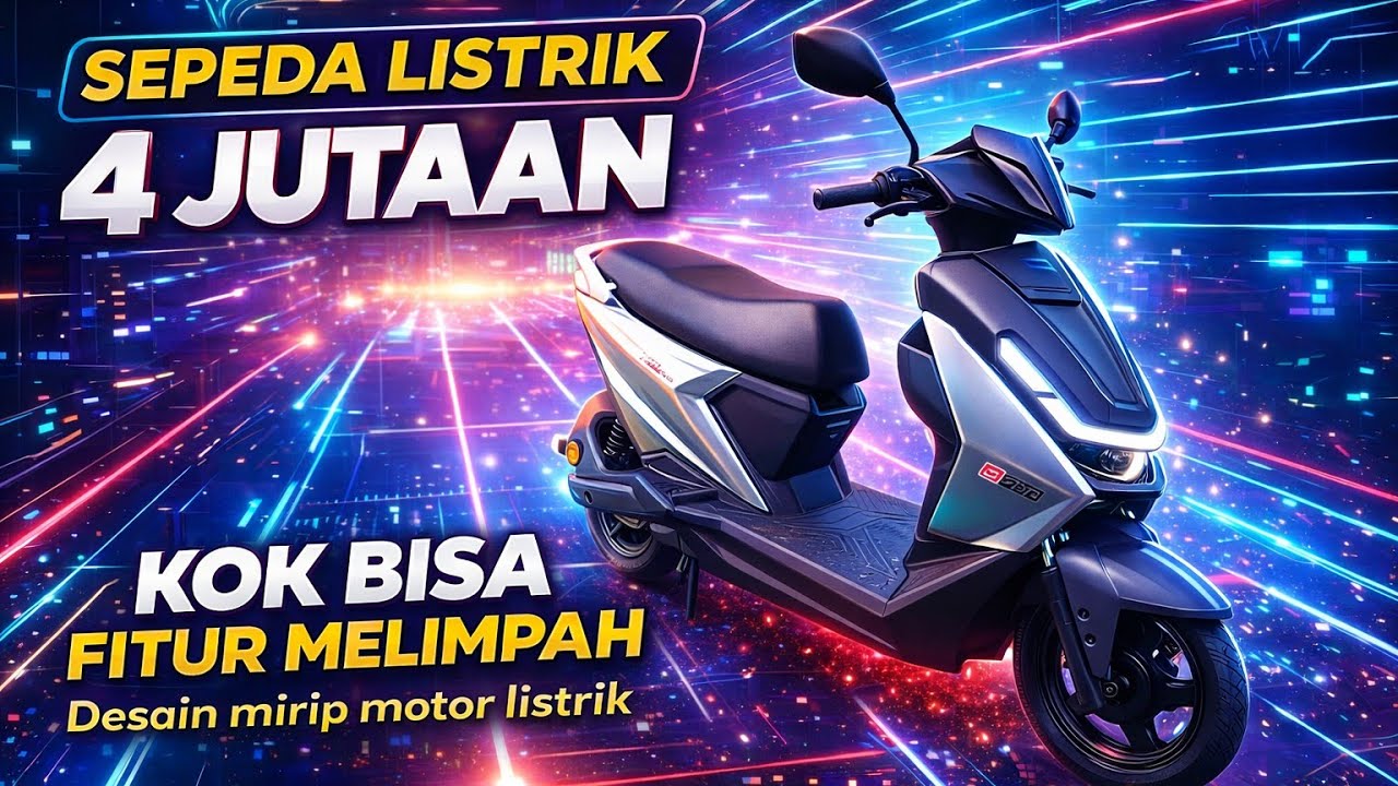 Sepeda listrik kok bisa fitur melimpah kaya gini!? UWINFLY D66B! 