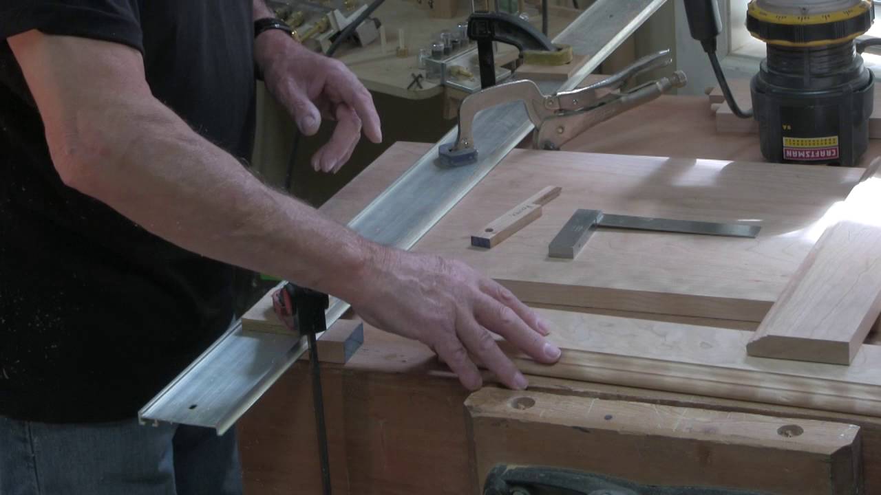 How to Build a Bookcase Part 7 - Trimming the Top Plate Edges