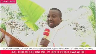 #LIVE ADHIMISHO LA MISA TAKATIFU UZINDUZI WA ALBUM MPYA KWAYA YA MT.PAULO MTUME