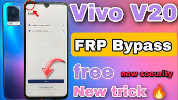 VIVO V20 FRP Bypass (without PC) V2025 google account bypass| new security 🔥