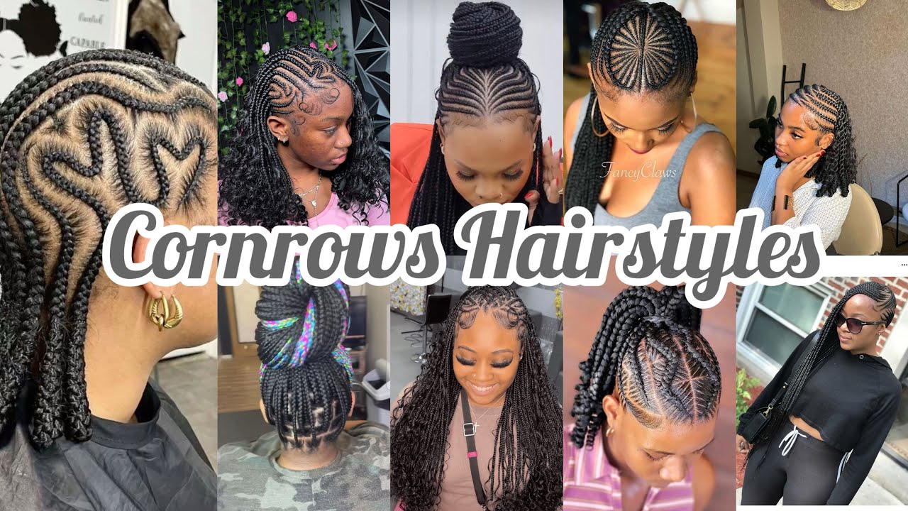 ‼️Most beautiful & creative Cornrows Braids Hairstyles For All Elegant ...