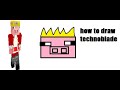 how  to draw technoblade