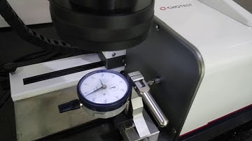 Dial gauge measurement by SJ2018 Fully automated dial gauge tester