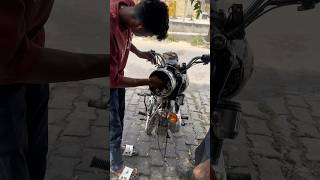 OLD MODEL BULLET STANDARD 350 repair vlog part-1#youtubeshorts #bullet350 #facts #vlog