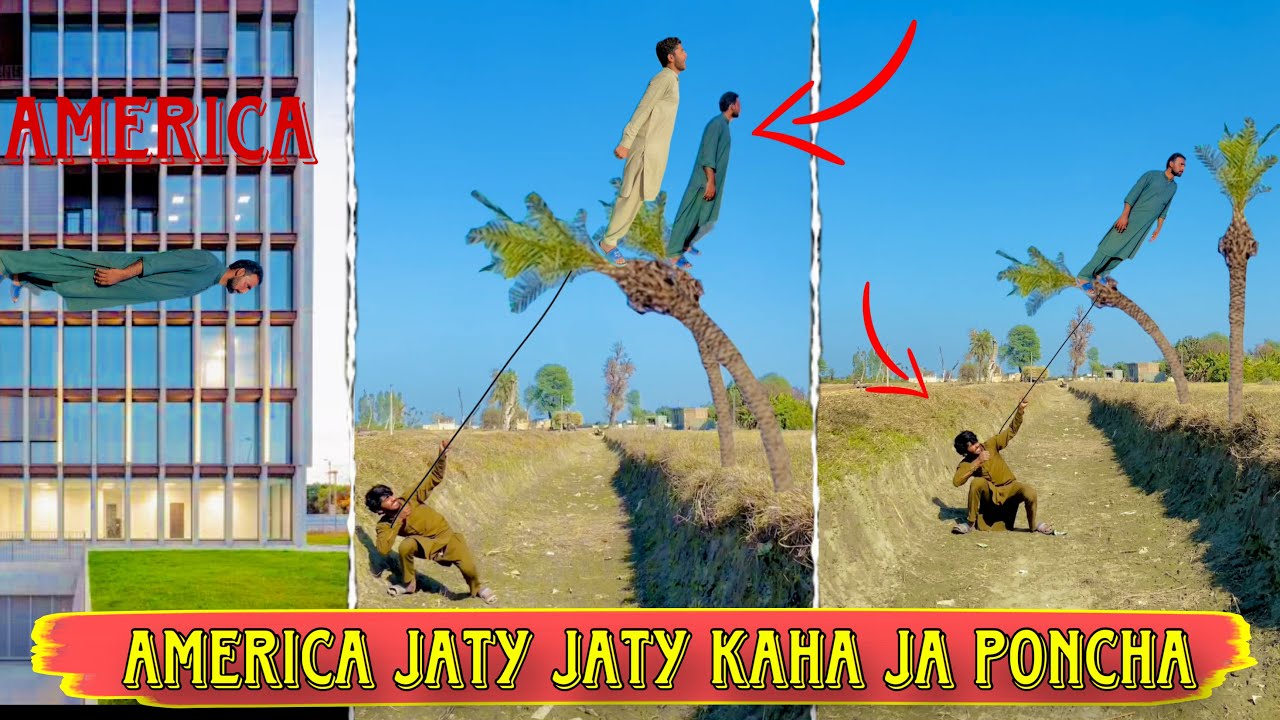 America 🇺🇸 Jaty Jaty Kaha Ja Ponch🤣||Team Asim Layyah - YouTube
