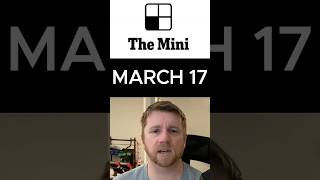 A sneakily tricky puzzle! - March 17 NYT Mini Crossword