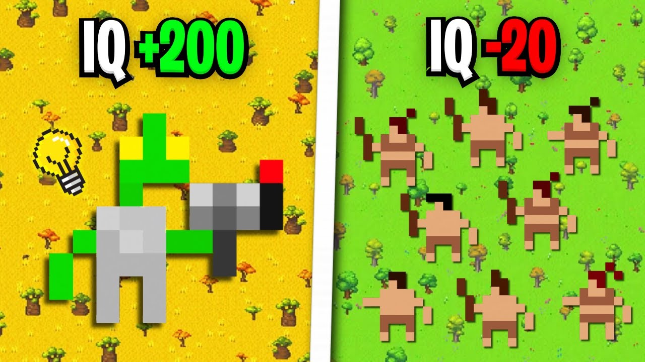 ¿Pueden 50 GENIOS vencer a 1000 TONTOS? - WorldBox