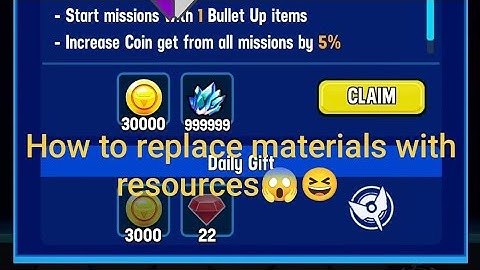 Replace Materials with Resources | Space Shooter Hack Guide