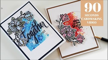 90 seconds video with  Magnolia Stamp Set by Neat and Tangled