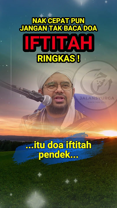 Bacaan Doa Iftitah Ringkas. Jangan Tak Baca Walaupun Doa Iftitah Yang Ringkas! #iftitah #shorts