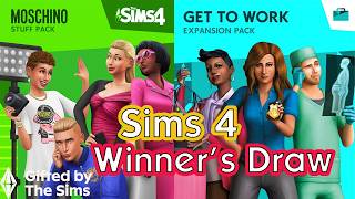 WINNER'S DRAW: Sims 4 Giveaway: Get to Work & Moschino Stuff Pack!