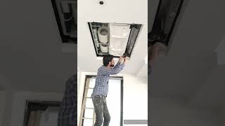 vrf installation air conditioner #mitsubishi #airconditioner #gascharging #motivation #shortsfeeds