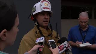 Press conference following possible active shooter at Memorial Hospital