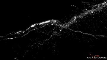 Slowmotion water splash - Computeranimation / Special Effect