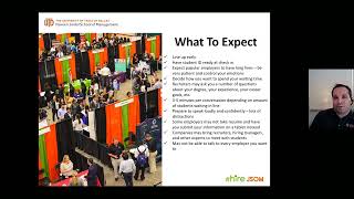 Career Fair - In Person - How to register and tips for success