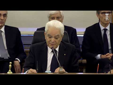 Intervento del Presidente Mattarella all’Assemblea del Consiglio Superiore della Magistratura