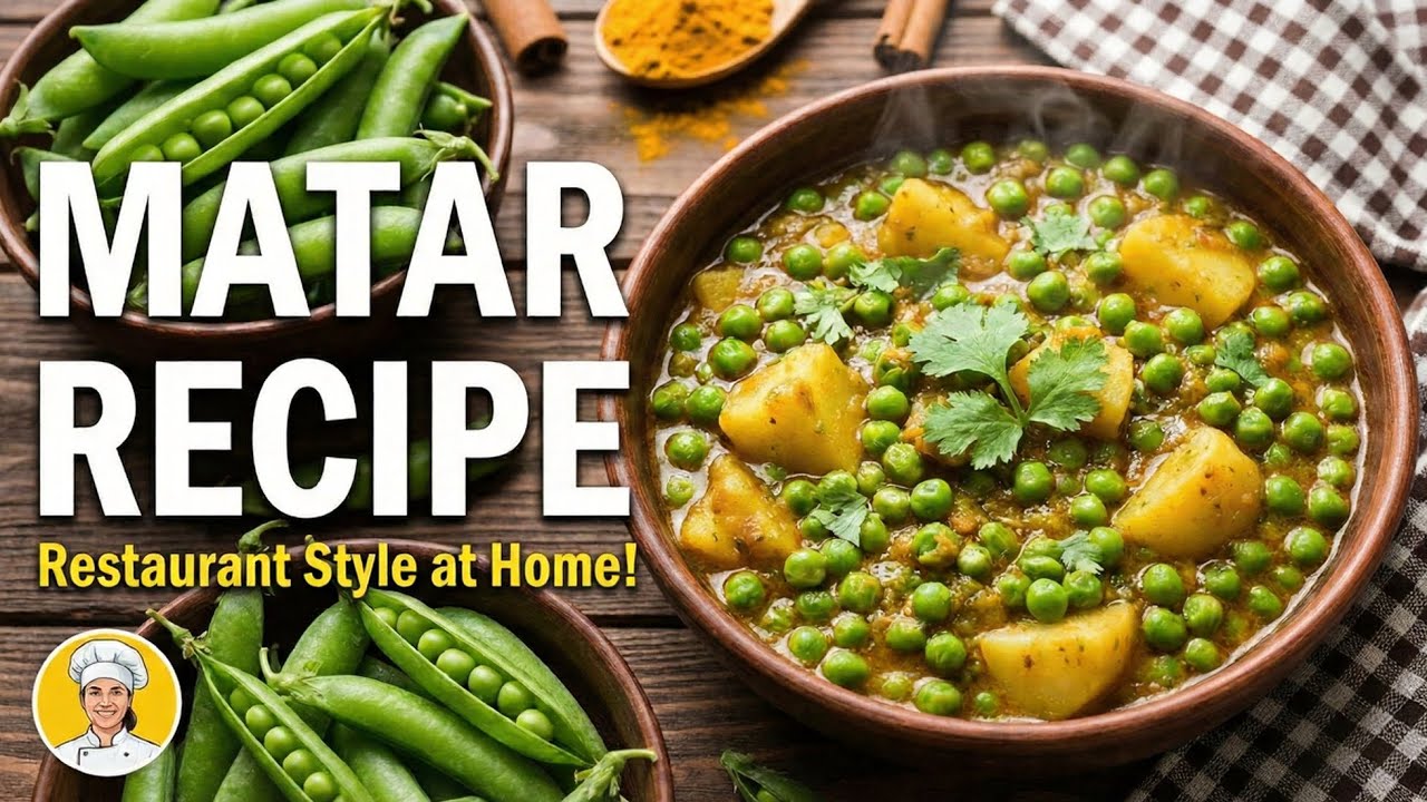 Matar Ki Sabzi Banane Ka Asli Tarika | Ghar Jaisa Perfect Taste