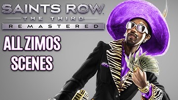 SAINTS ROW 3 Remastered All Zimos "Boogie Bus" Scenes 1080p 60FPS