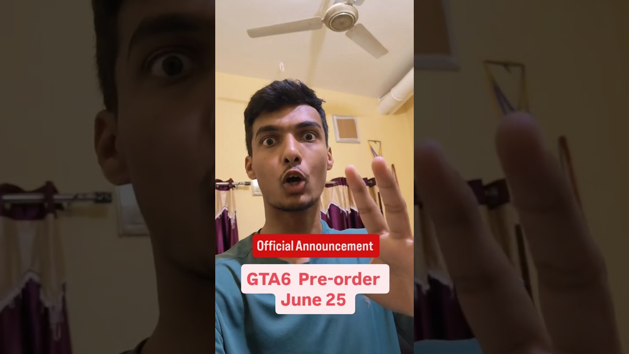 GTA 6 Pre-order from JUNE 25 Official Announcement @RockstarGames #gta #rockstargames #gta6 #game