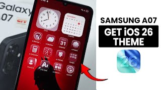 How to Install iOS 26 Launcher in Samsung A07 - Set iPhone Theme