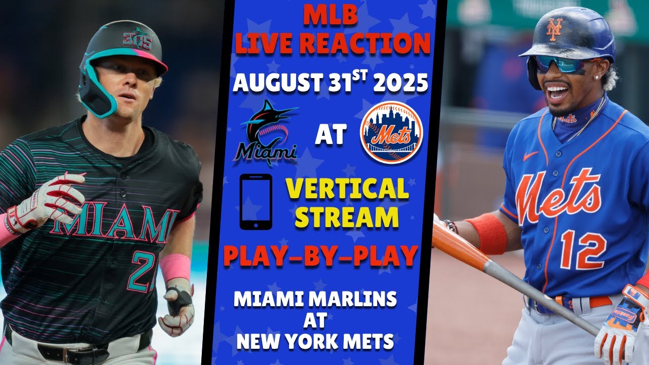 Mets vs Marlins🔥Live Reaction & Play-by-Play!
