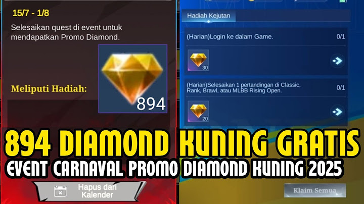 894 DIAMOND KUNING GRATIS EVENT PROMO DIAMOND KUNING ML 2025 | BELI SKIN EPIC CUMA 1 DIAMOND