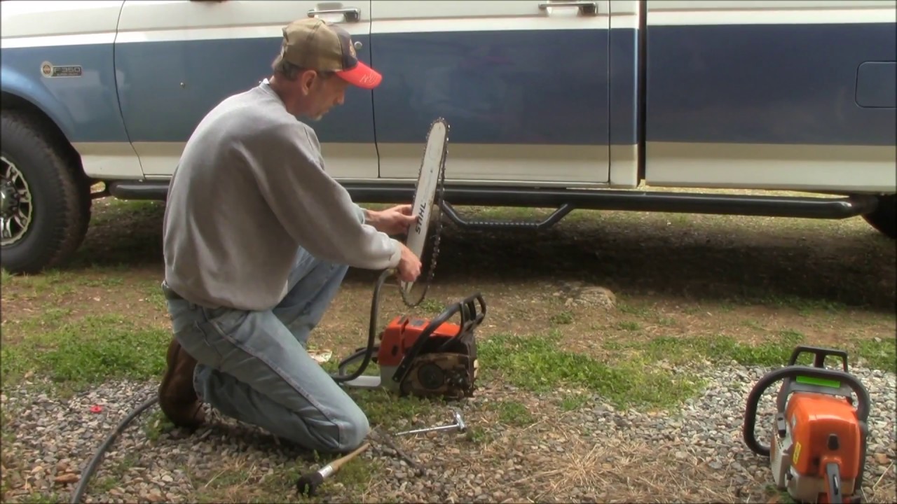 Basic Home Chainsaw Maintenance - YouTube