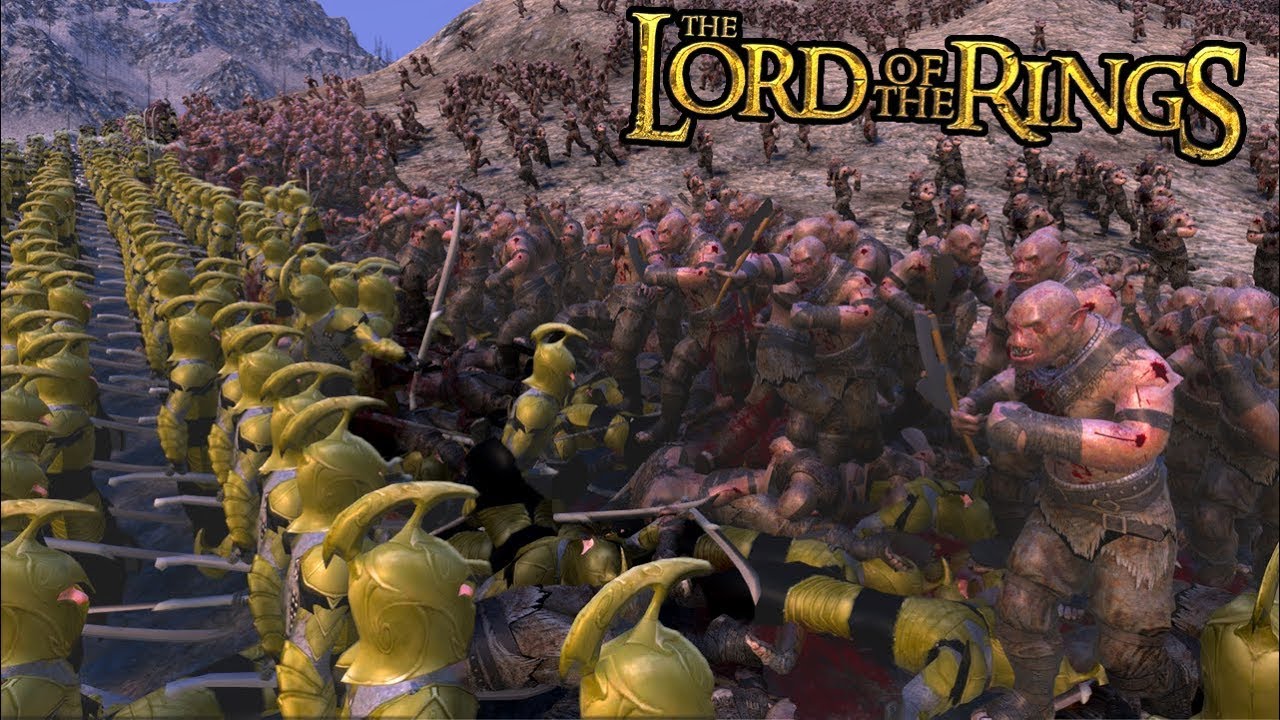The Last Alliance Of Men and Elves - 15000 Orcs Defend Mount DOOM  - Ultimate Epic Battle Simulator