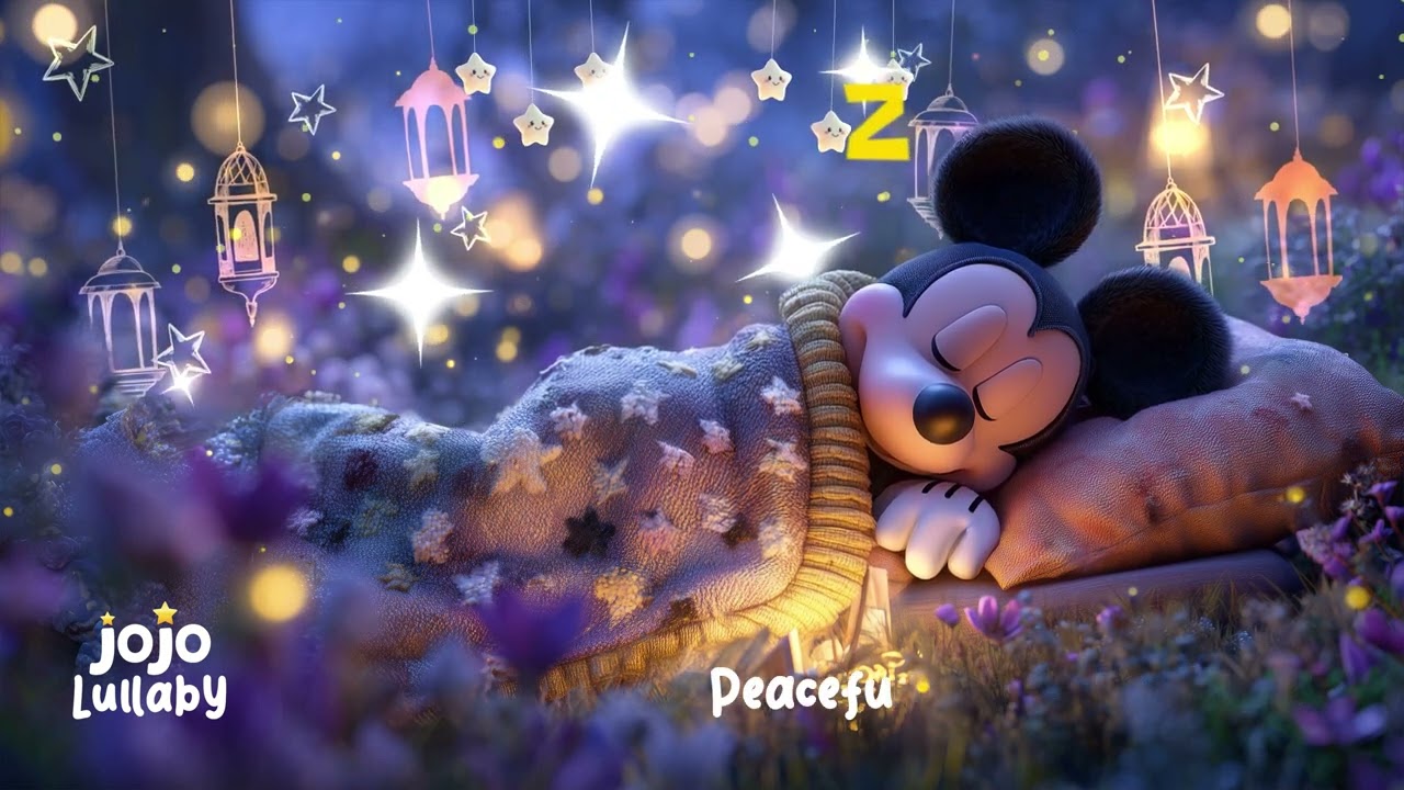 Mickey Sleeping 🌙✨ Twinkle Twinkle Campbell Lullaby for Babies & Toddlers | Peaceful Sleep 👶💤