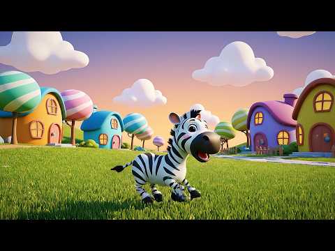 The Zippy Zebra Goes Zip Zap Zoo | Nursery Rhymes for Kids | Baby