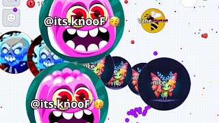 CRAZY CANNON REVERSE #SOLO 🔄 (AGAR.IO MOBILE)