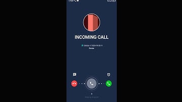 Alcatel 1A Incoming Call (Screen Video)