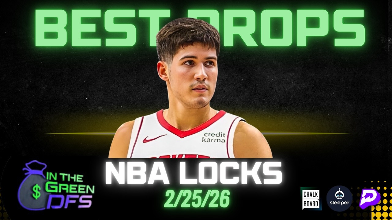 BEST NBA PROPS TODAY | BEST 5 BETS | WEDNESDAY 2/25/26 | BONUS BET 🔥