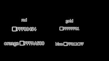 How to get colorful name?