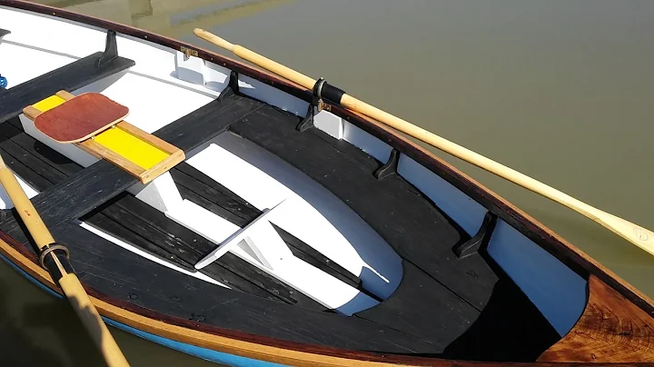 Small wooden boat quick and dirty sliding seat