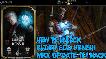 MKX UPDATE 1.16.2 HACK : HOW TO UNLOCK ELDER GOD KENSHI FOR FREE