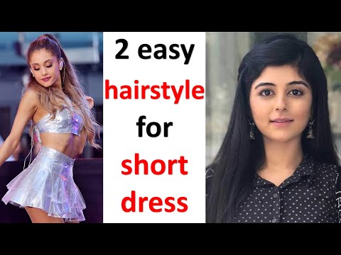 Top 20 Simple Hairstyles for Gowns and Frocks | Acconciature, Acconciature  capelli medi, Acconciature semplici