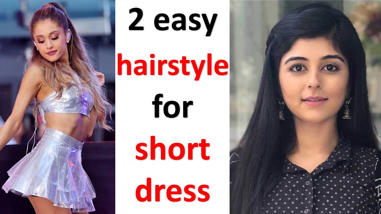 Top 20 Simple Hairstyles for Gowns and Frocks | Styles At Life