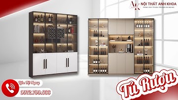 Top 99+ Mẫu Tủ Rượu Đẹp Sang Trọng | Xu Hướng Nội Thất Phòng Khách, Phòng Bếp 2025