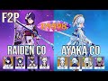 F2P Raiden C0 Overload &amp; Ayaka C0 Hyperbloom Spiral Abyss Floor 12 Genshin Impact