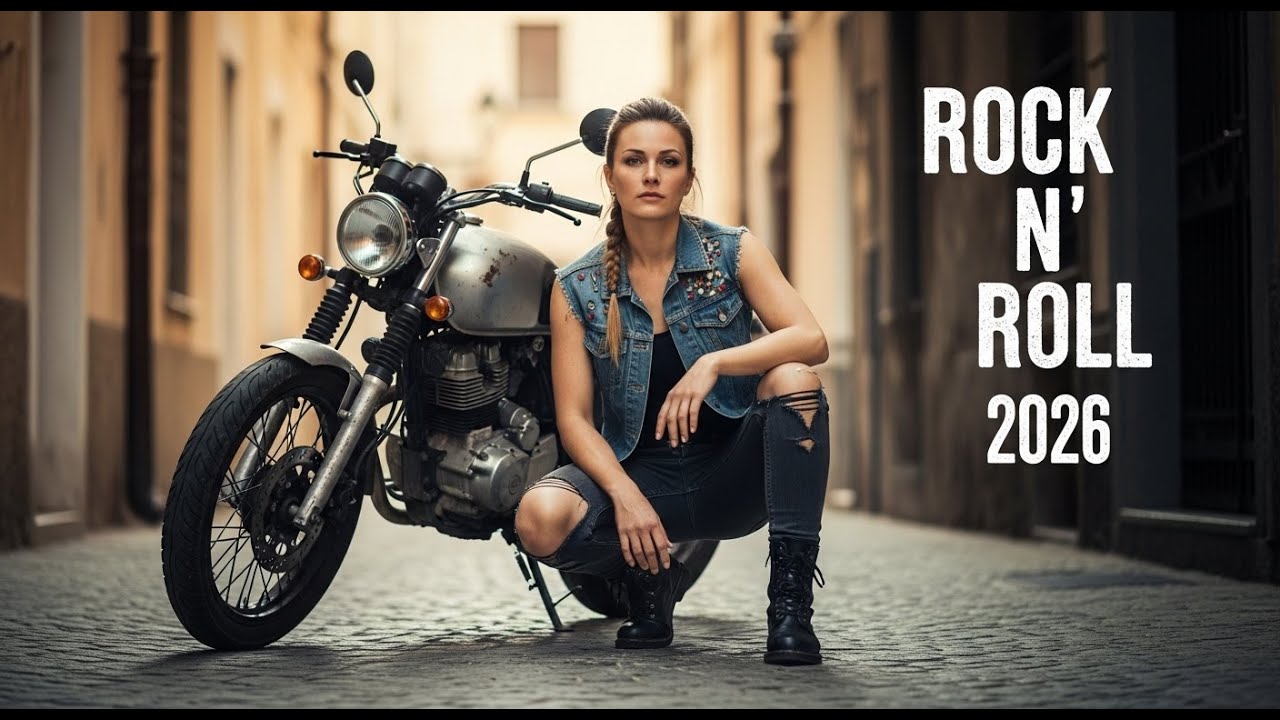 Feminine Rock n Roll Sunset Ride – Power Guitars & Free Spirit