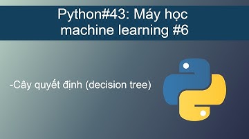 Python#43: Cây quyết định- Máy học machine learning #6