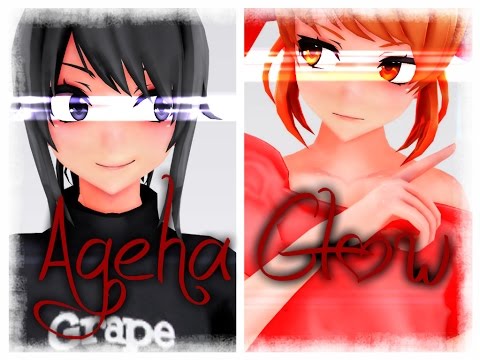 【MMD】Ageha Glow ╬ アゲハグロウ ╬ Yandere Simulator【MOTION DL】1080р60