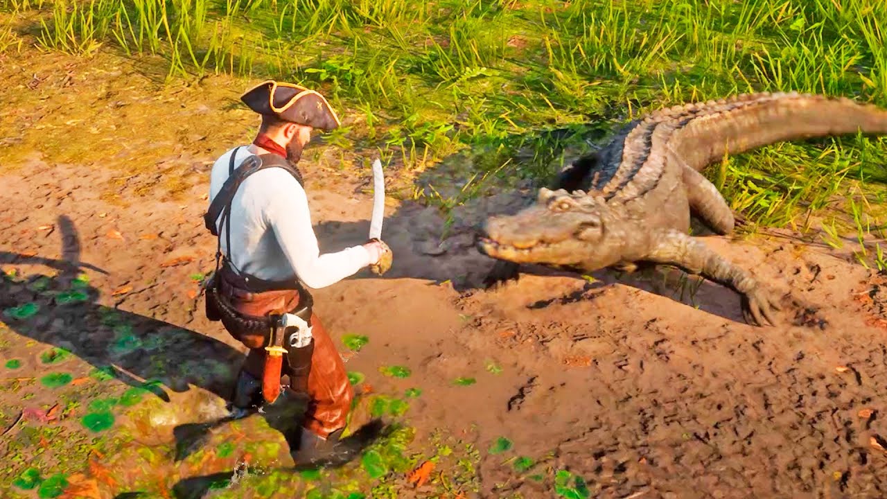 Cocodrilo Rdr2 NUNCA MOLESTES A UN COCODRILO | RED DEAD REDEMPTION 2 - YouTube